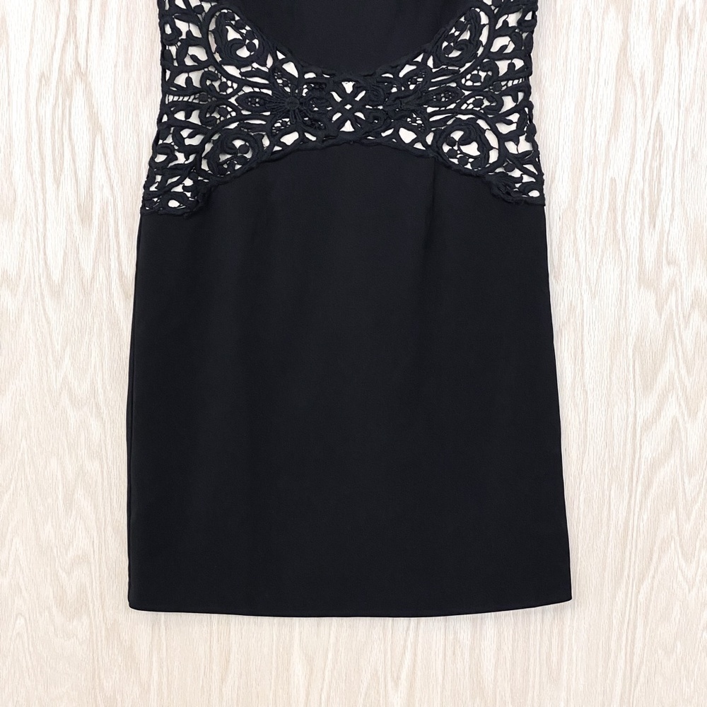 Donna Ricco Black Lace Cocktail Dress - Picture 3 of 10